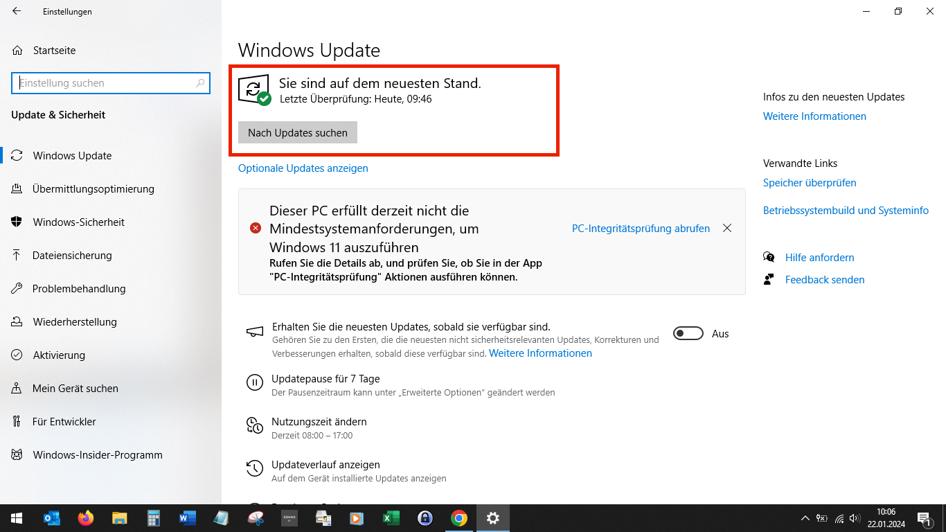 Win11_2 Screenshot Windows 10 Einstellungen