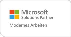 Logo Microsoft Solutions Partner Modernes Arbeiten